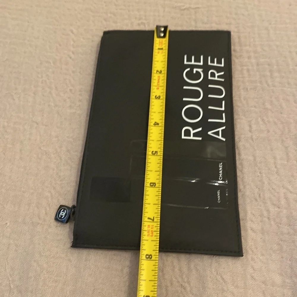 Chanel black cosmetics pouch. New.